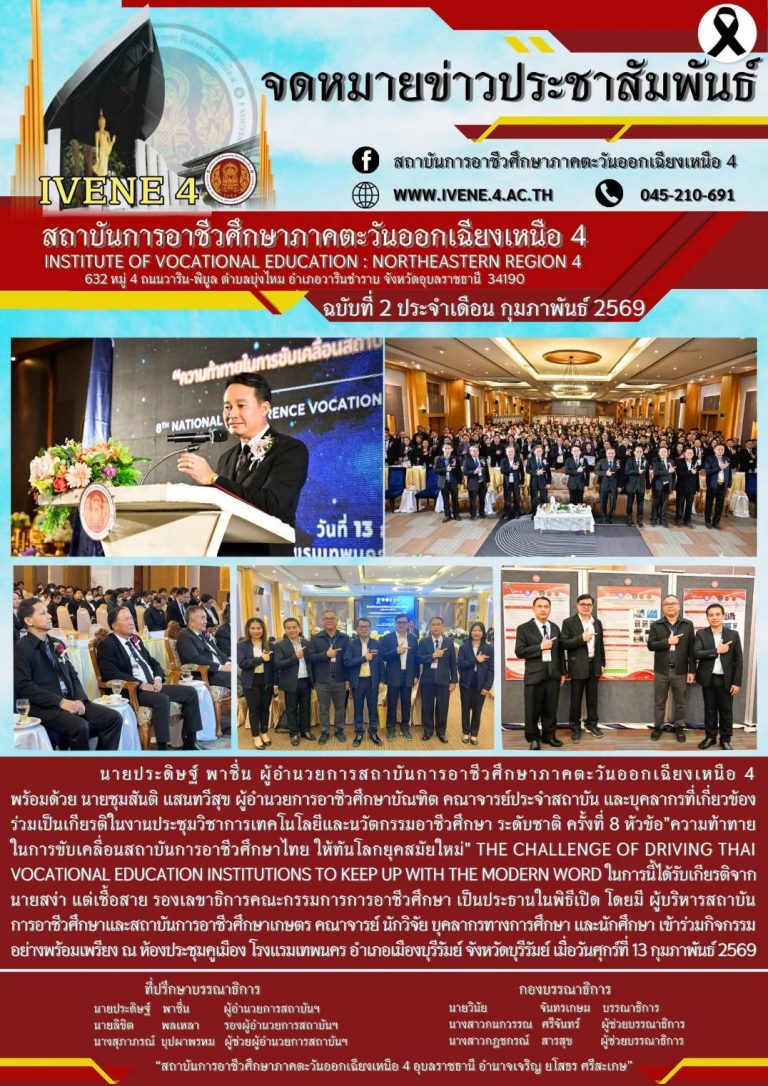 งานประชุมวิชาการ​เทคโนโลยีและนวัตกรรมอาชีวศึกษา ระดับชาติ ครั้งที่ 8