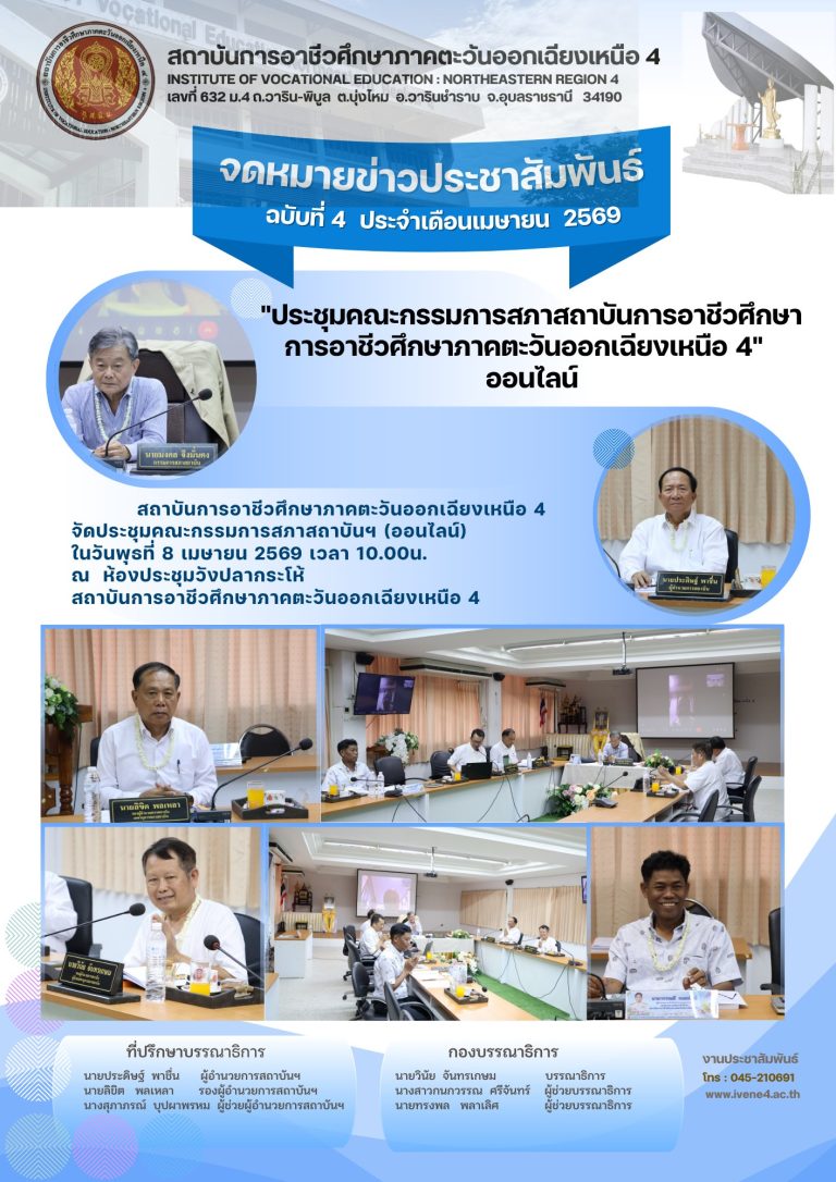 ประชุมคณะกรรมการสภาสถาบันฯ (ออนไลน์)